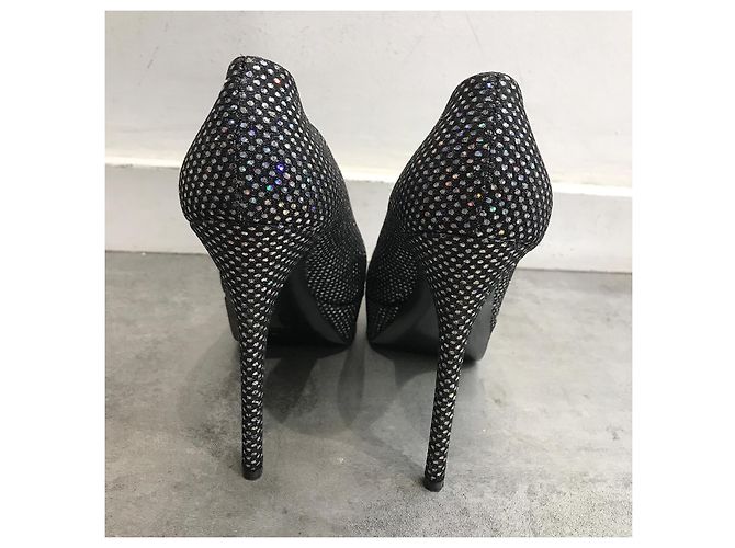 WALTER STEIGER Tacchi T.EU 38.5 Tessuto Nero - vista 3