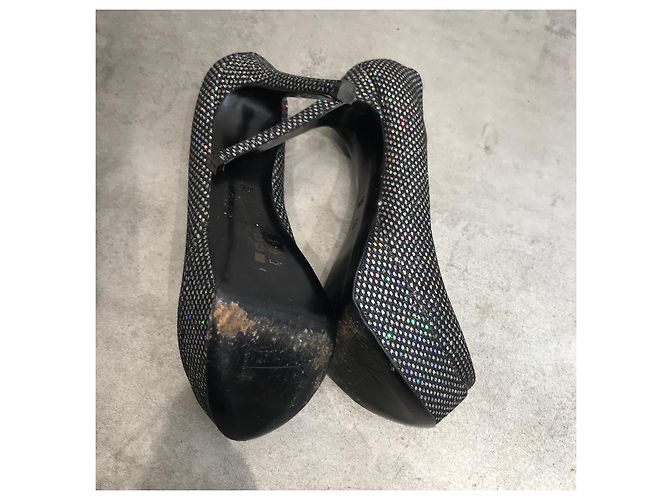 WALTER STEIGER Tacchi T.EU 38.5 Tessuto Nero - vista 4