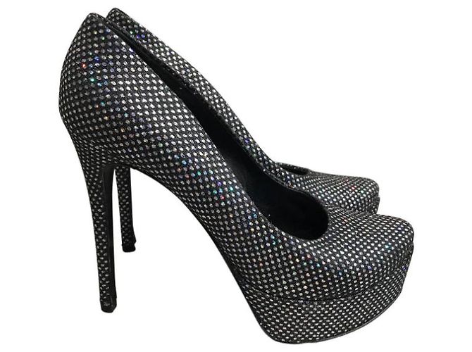 WALTER STEIGER Tacchi T.EU 38.5 Tessuto Nero - vista 6