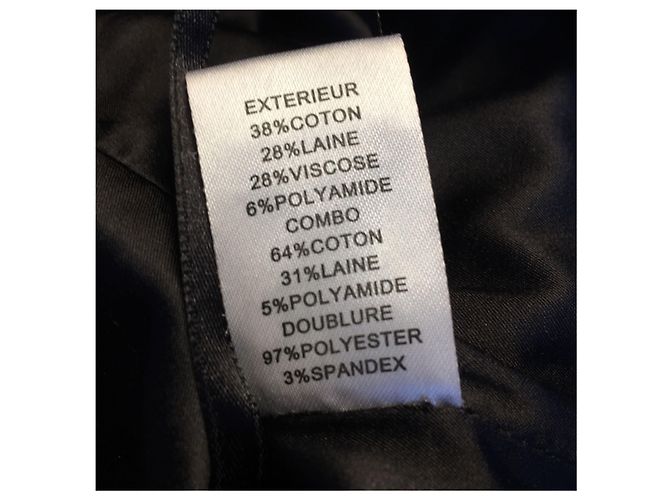Vestido DIANE VON FURSTENBERG T.FR 36 Algodón Gris - vista 4