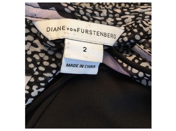 DIANE VON FURSTENBERG Kleider T.FR 36 Polyester Schwarz - Ansicht 4