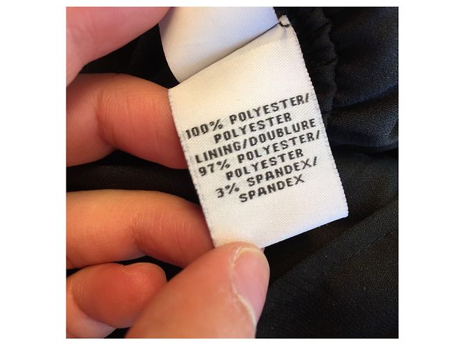 DIANE VON FURSTENBERG Kleider T.FR 36 Polyester Schwarz - Ansicht 5