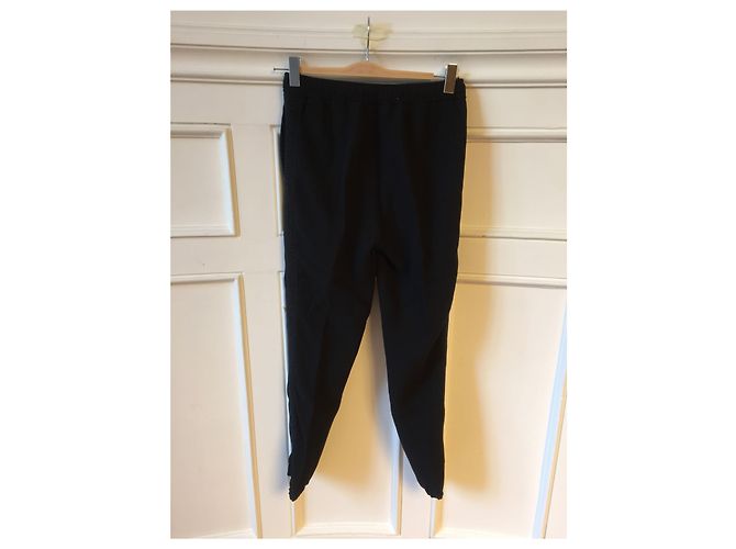 ERMANNO SCERVINO Pantalones T.FR 34 Viscosa Negro - vista 3