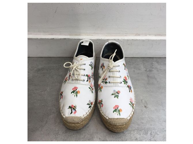SAINT LAURENT Espadrilles T.EU 36 Pelle Bianco - vista 2