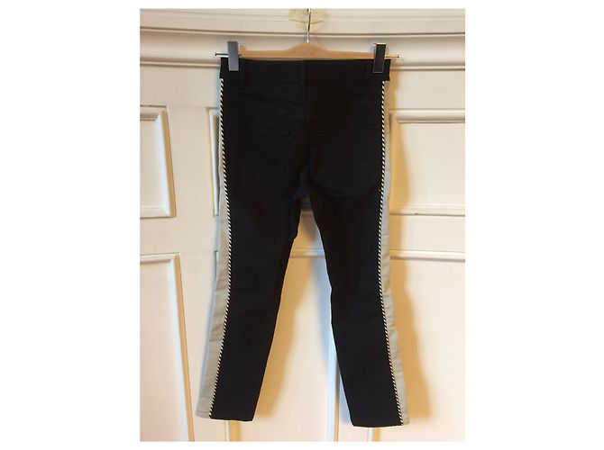 ISABEL MARANT ETOILE Jeans T.FR 36 Algodón Negro - vista 3