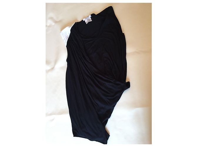 GIVENCHY Tops T.International L Viscosa Negro - vista 3