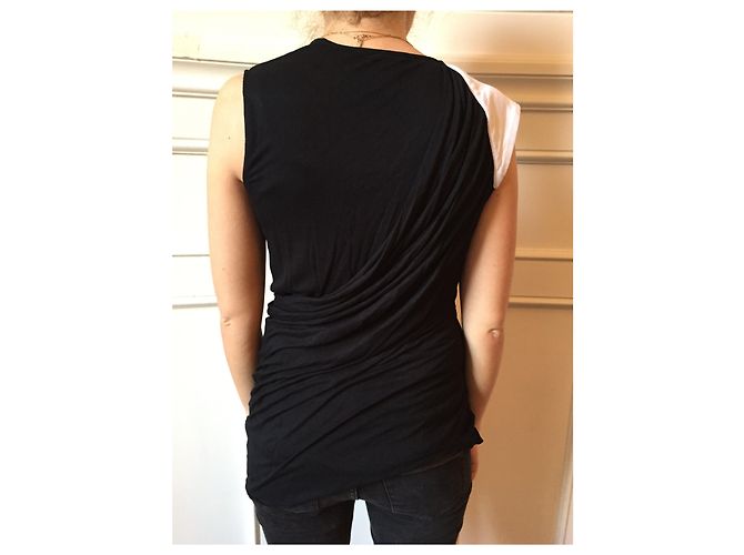 GIVENCHY Tops T.International L Viscosa Negro - vista 5