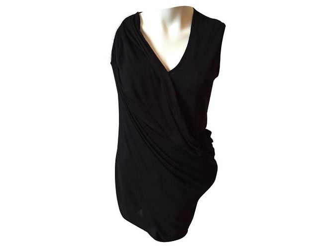 GIVENCHY Tops T.International L Viscosa Negro - vista 7