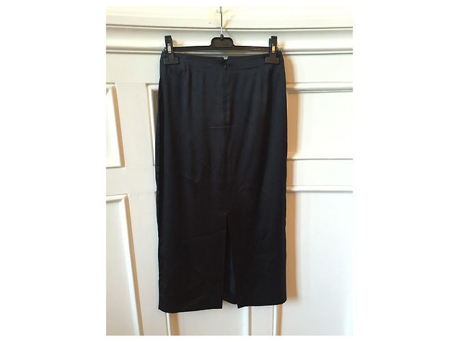 DOLCE & GABBANA Faldas T.FR 36 Seda Negro - vista 3