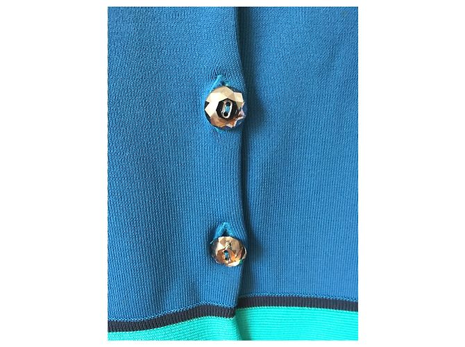 AZZARO Kleid T.International S Viskose Blau - Ansicht 4