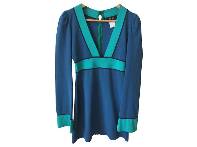 AZZARO Kleid T.International S Viskose Blau - Ansicht 7