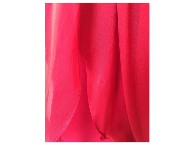 ALBERTA FERRETTI Kleider T.FR 36 Seide Rot - Ansicht 5