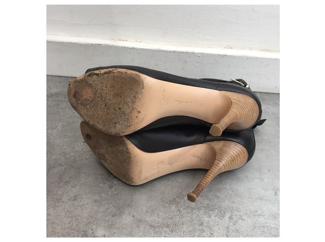 GIANVITO ROSSI Stivaletti T.EU 37 Pelle Nero - vista 4
