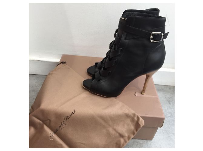 GIANVITO ROSSI Stivaletti T.EU 37 Pelle Nero - vista 7