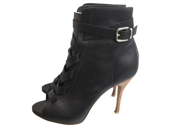 GIANVITO ROSSI Stivaletti T.EU 37 Pelle Nero - vista 9