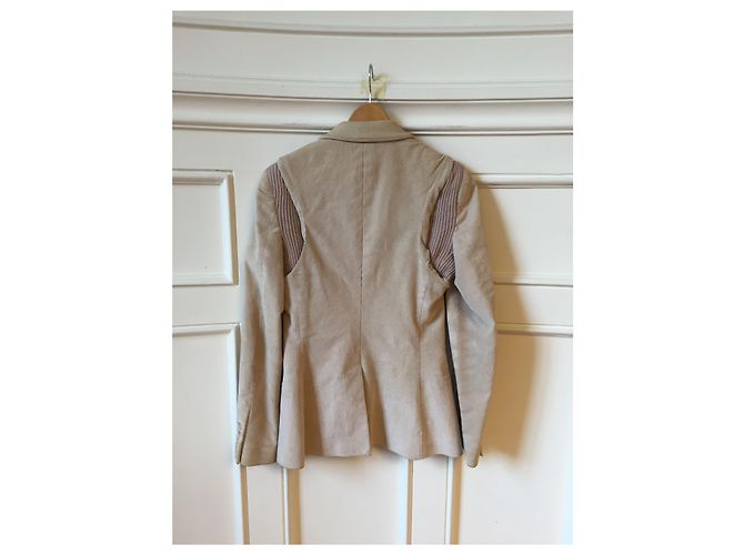 Stella Mc Cartney STELLA MCCARTNEY Jacken T.International S Samt Beige - Ansicht 3