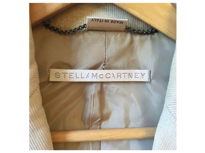 Stella Mc Cartney STELLA MCCARTNEY Jacken T.International S Samt Beige - Ansicht 4