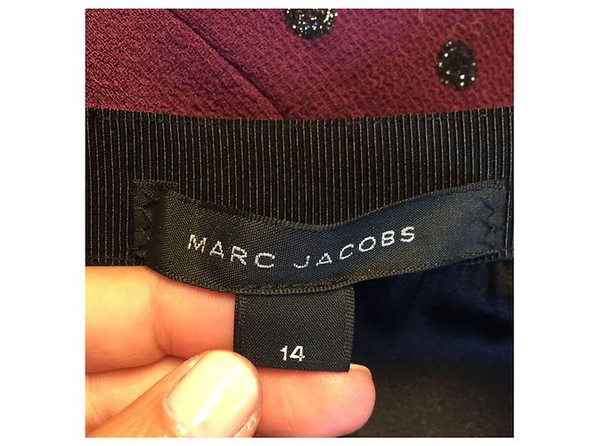 Faldas MARC JACOBS T.International S Lana Púrpura - vista 4