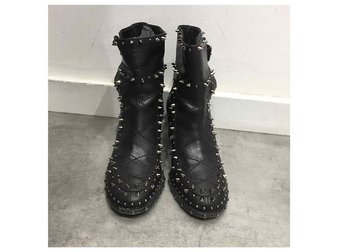 LAURENCE DACADE Botines T.EU 38 Cuero Negro - vista 2