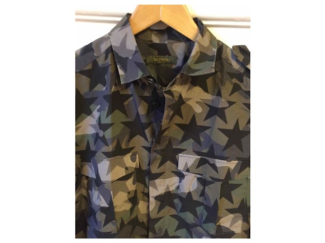 Camicie VALENTINO GARAVANI T.International M Cotone Cachi - vista 3