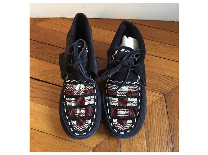 ISABEL MARANT Stivaletti T.EU 35 Camoscio Nero - vista 2
