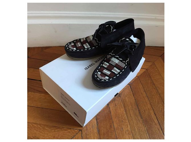 ISABEL MARANT Stivaletti T.EU 35 Camoscio Nero - vista 4