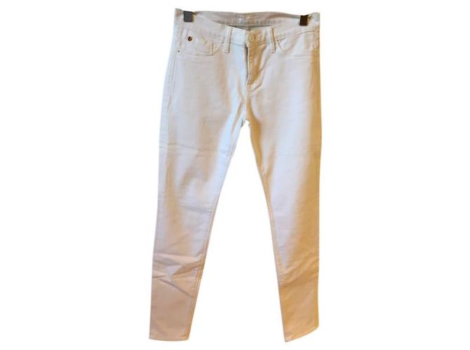 HUDSON Jeans T.FR 36 Cotone Bianco - vista 6