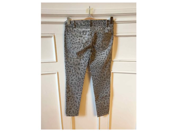 CURRENT ELLIOTT Jeans T.FR 36 Cotone Grigio - vista 2