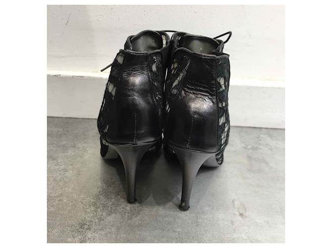 GIVENCHY Stivaletti T.EU 38 Tessuto Nero - vista 4