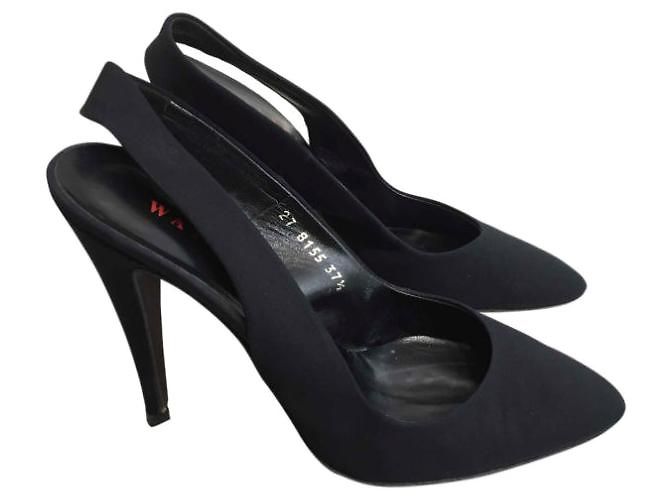 WALTER STEIGER Tacchi T.EU 37.5 Tessuto Nero - vista 7