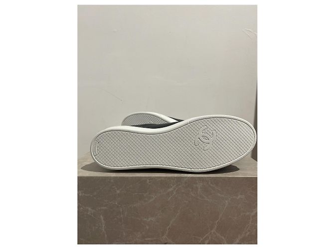 Sneakers CHANEL T.EU 43 Pelle Nero - vista 7