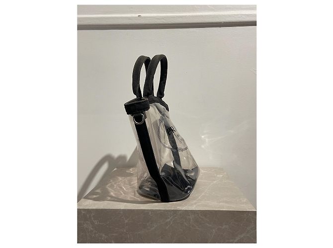 Bolsas PRADA T. Plástico Preto - vista 3