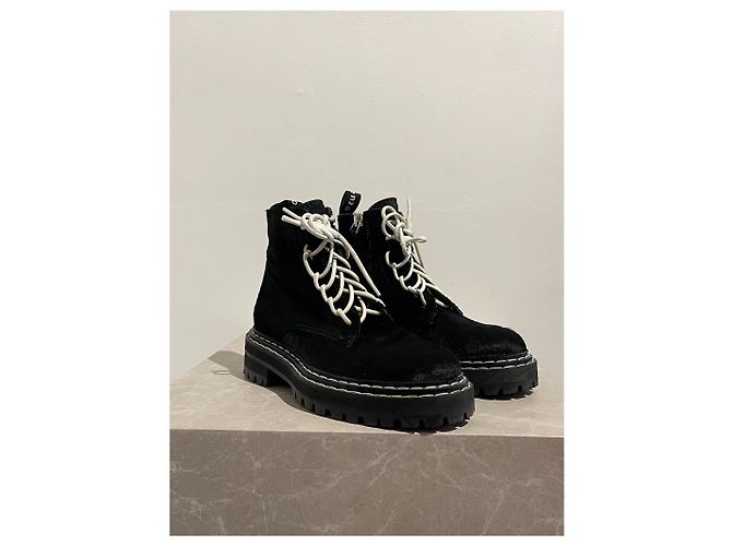 PROENZA SCHOULER Botas de tornozelo T.EU 37.5 Couro - vista 2