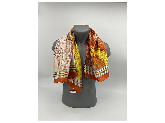 Sciarpa di seta Burberry 90x90cm Multicolore - vista 10