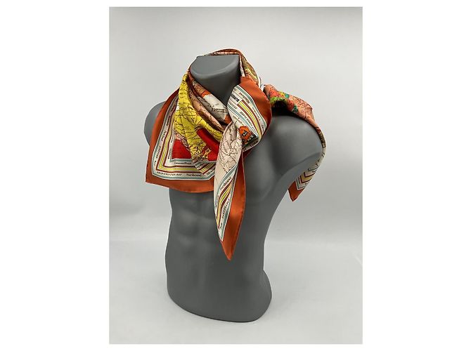 Sciarpa di seta Burberry 90x90cm Multicolore - vista 13
