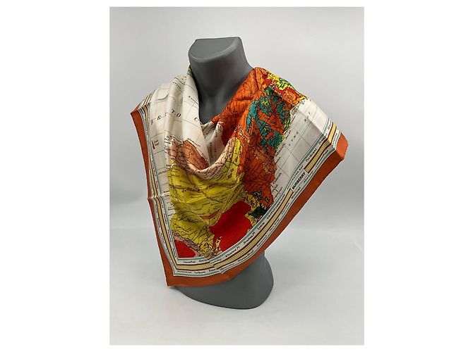 Sciarpa di seta Burberry 90x90cm Multicolore - vista 15