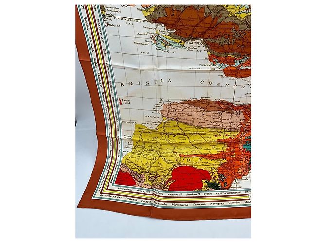 Sciarpa di seta Burberry 90x90cm Multicolore - vista 6