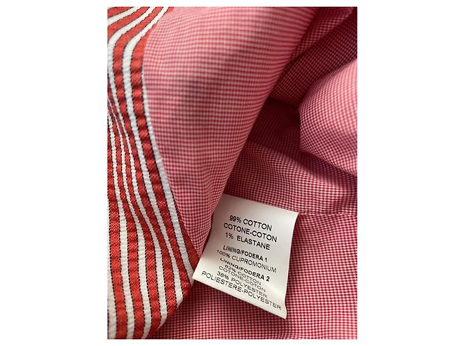 Blazer Paul Smith Rojo de Algodón Corte Slim Roja - vista 3