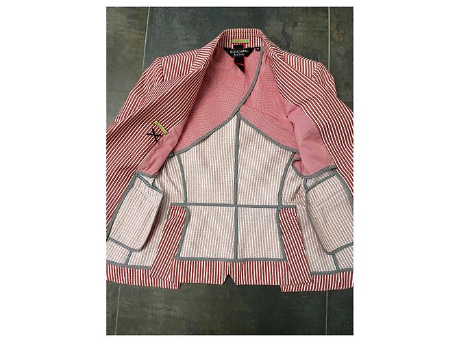 Blazer Paul Smith Rojo de Algodón Corte Slim Roja - vista 4