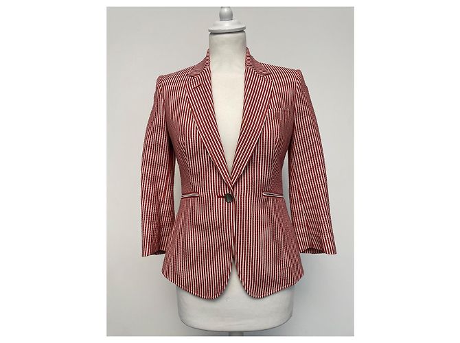 Blazer Paul Smith Rojo de Algodón Corte Slim Roja - vista 6