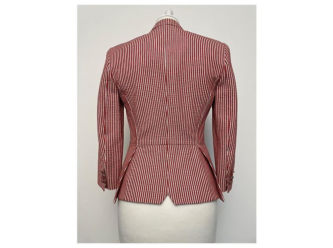 Blazer Paul Smith Rojo de Algodón Corte Slim Roja - vista 8