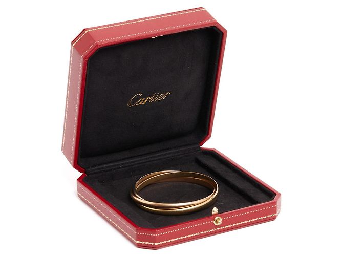 Bracciale Cartier Trinity Modello Classico 3 Oro D'oro - vista 2