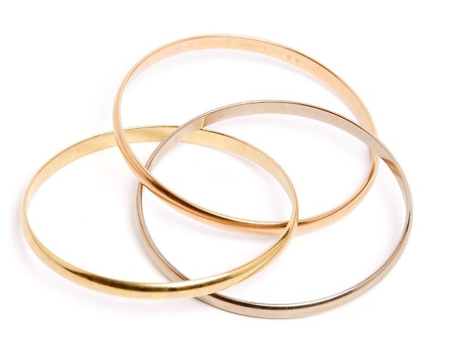 Bracciale Cartier Trinity Modello Classico 3 Oro D'oro - vista 3