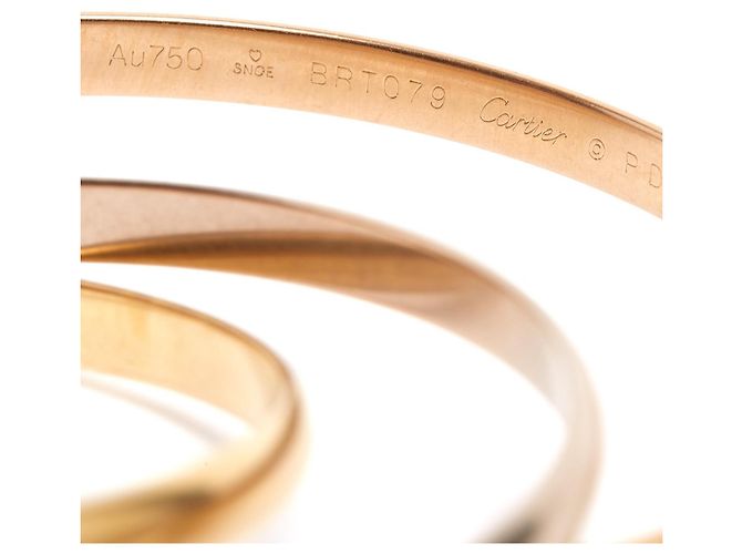 Bracciale Cartier Trinity Modello Classico 3 Oro D'oro - vista 4