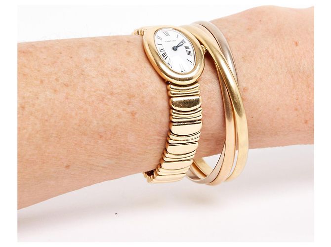 Bracciale Cartier Trinity Modello Classico 3 Oro D'oro - vista 5