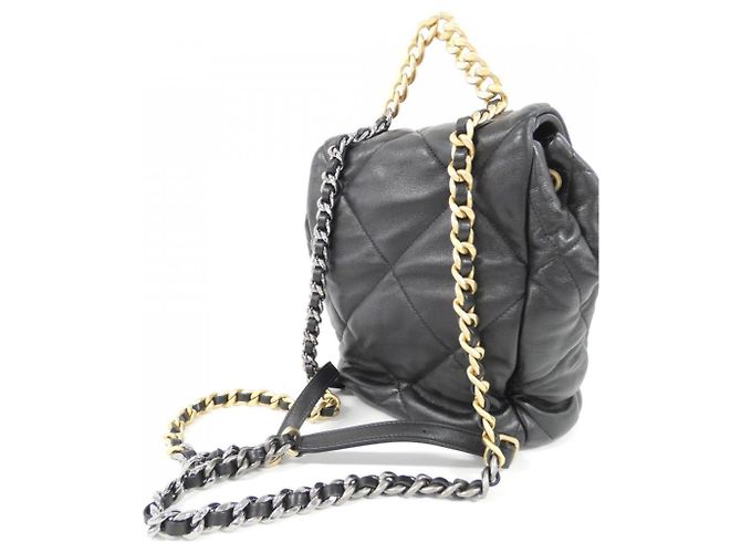 Zaino Chanel 19 Linea AS4223 Nero - vista 5