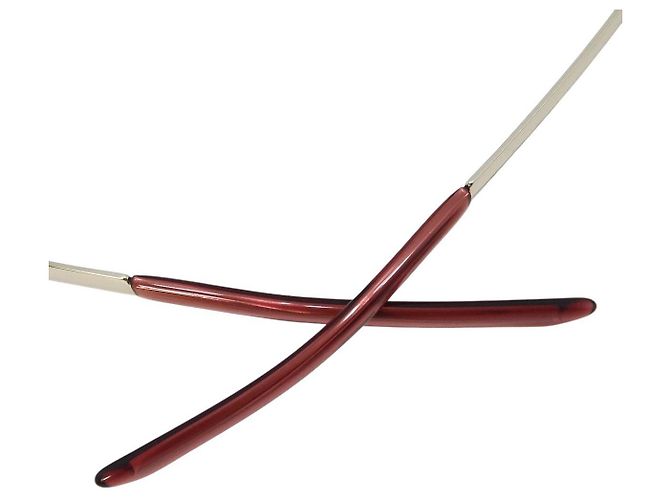 Gafas de sol ADIORABLE Christian Dior Silver Rose Red Pink Rimless Plata Rosa Roja - vista 6
