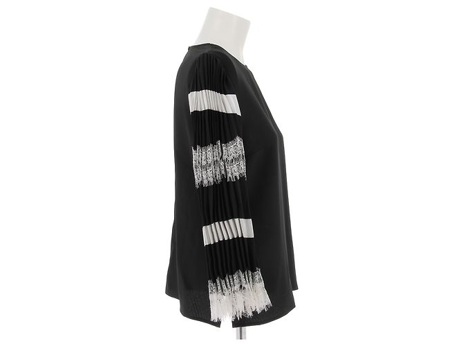 ROBERTO CAVALLI Tops T.FR 38 Viscosa Negro - vista 3