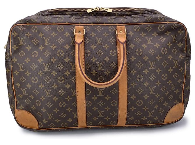 Louis Vuitton Borsa da viaggio vintage Monogram Sirius 55 a triplo scomparto Marrone - vista 3