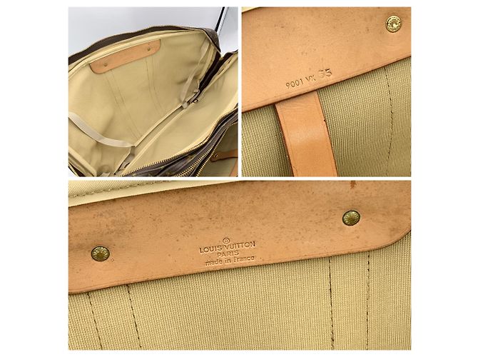 Louis Vuitton Borsa da viaggio vintage Monogram Sirius 55 a triplo scomparto Marrone - vista 5